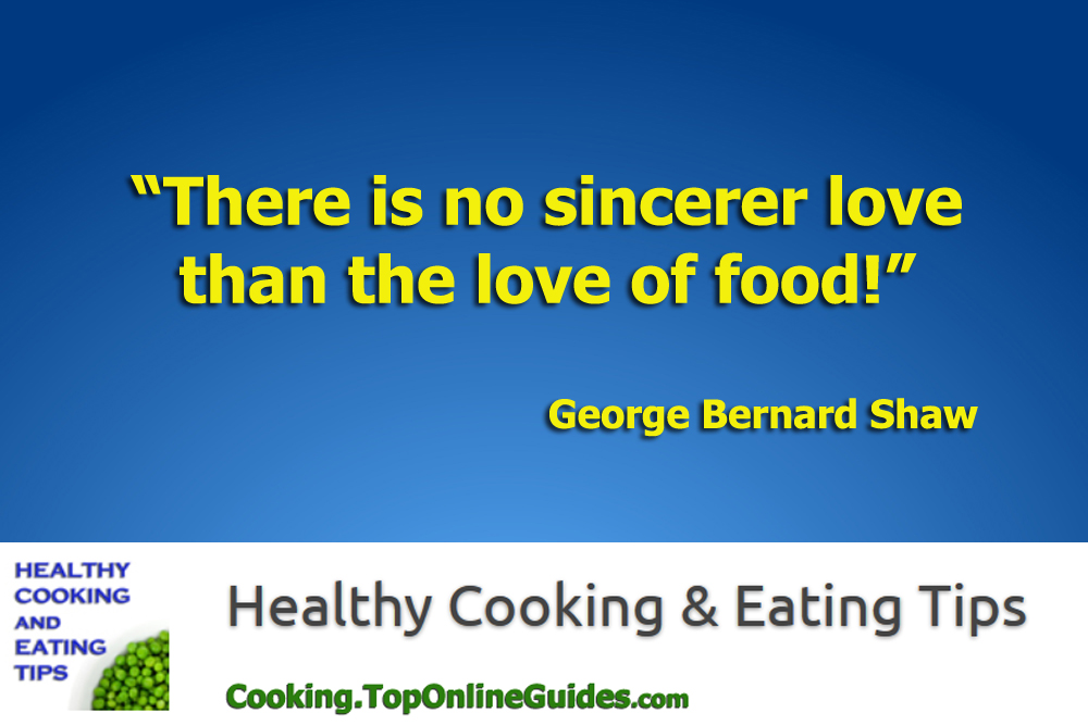 Healthy Cooking & Eating Quote #1